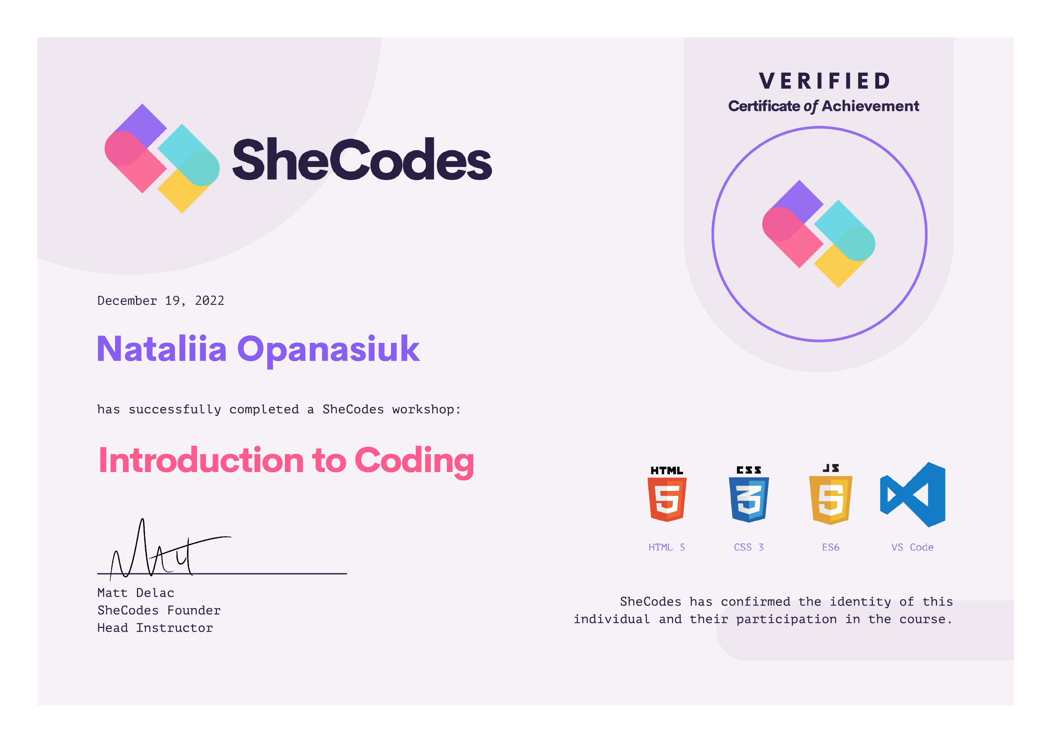 SheCodes Basics